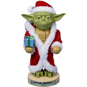 Star Wars Yoda Santa Christmas Nutcracker Home Holiday Season Festive Decor New